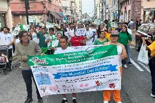 Imagen Marchan en Veracruz para fomentar la donación de órganos