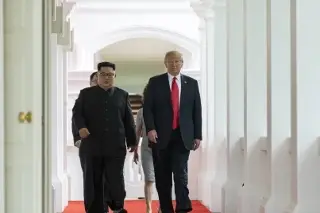 Imagen Trump afirma que mantiene una 'excelente relación' con líder norcoreano Kim Jong-un