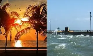 Imagen Pronostican ambiente cálido y después norte en Veracruz 