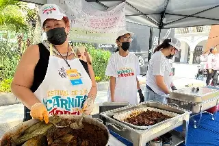 Imagen Se realiza el Festival de la Barbacoa y de la Carnita en Veracruz