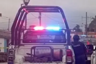 Imagen Fuerte operativo policiaco en colonia de Veracruz