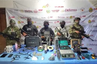 Imagen Aseguran material explosivo en cateo en Papantla