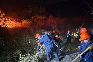 Imagen Incendio forestal en Actopan; activan Plan Tajín