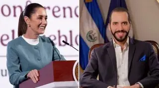 Imagen Sheinbaum pide a Bukele respeto tras sus críticas a la inseguridad de México