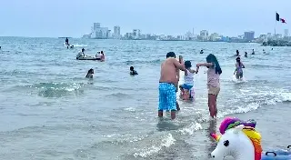 Imagen Así lucen este sábado las playas de Veracruz 