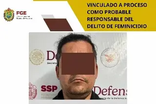 Imagen Lo vinculan a proceso por presunto feminicidio al sur de Veracruz 