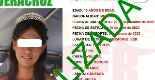 Imagen Localizan a quinceañera desaparecida en Veracruz