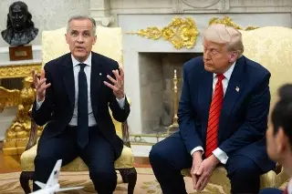 Imagen Primer ministro de Canadá califica como 'muy constructiva' reunión con Donald Trump
