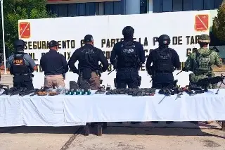 Imagen Aseguran ametralladoras, granadas y más de mil cartuchos en Guerrero