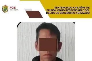 Imagen Pasará 80  años en prisión por el delito de secuestro agravado