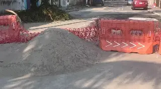 Imagen Reportan vecinos obra abandonada en el Centro de Veracruz 