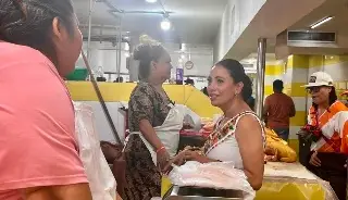 Imagen Belem Exsome recorrió el mercado Hidalgo de Veracruz 