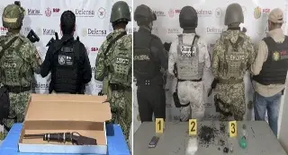 Imagen Fuerzas federales con fiscales, peritos y ministeriales aseguraron 2 objetos en cateos