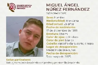 Imagen Joven desaparece en Medellín de Bravo; estas son sus características 