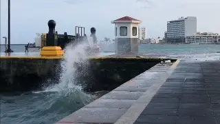 Imagen Norte se intensifica en Veracruz - Boca del Río; rachas máximas superan los 70 km/h 