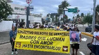 Imagen Marcha del colectivo Solecito en Día de la Madre en Veracruz