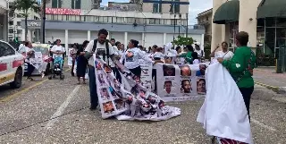 Imagen  Madres del colectivo Justicia y Dignidad de Veracruz marcharon por sus desaparecidos