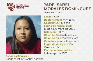 Imagen Joven desaparece en el puerto de Veracruz; estas son sus características  