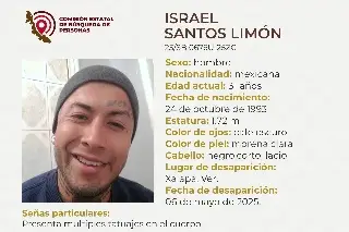 Imagen Desaparece hombre en Xalapa, Veracruz; aquí sus características 