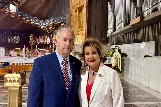 Imagen A pocas horas de llegar, nuevo embajador de EU en México acude a Basílica de Guadalupe 