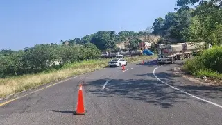 Imagen Se registra cierre de circulación en autopista de Veracruz; es por esta razón 