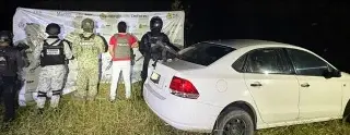 Aseguran vehículos y arma de fuego en Papantla