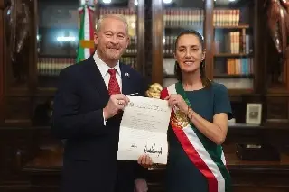 Imagen Sheinbaum prevé “muy buena relación” con Ronald Johnson embajador de EU en México