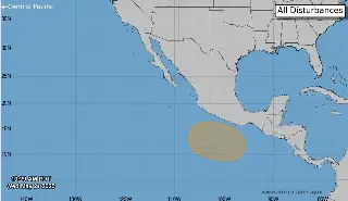 Imagen Monitorean zona de baja presión con 40% de probabilidad de ser ciclón
