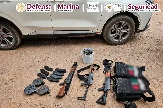Imagen Detienen a 4 integrantes de grupo delincuencial de Sinaloa; 2 son menores de edad: Harfuch