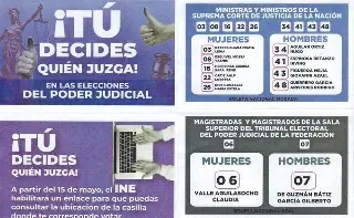Imagen Morena difunde acordeones para votar en elección del Poder Judicial 