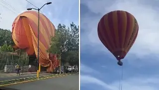 Imagen Esto se sabe de la caída de globo aerostático en Teotihuacán que dejó 13 lesionados