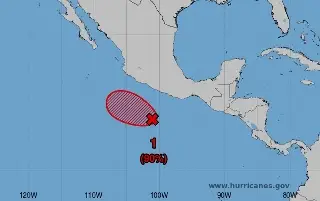 Imagen Elevan a 90% probabilidad de ser ciclón la amplia zona de baja presión: NOAA