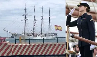 Imagen ¿Cuánto costó el buque Elcano en el que está la princesa Leonor? ¿Vendrá a Veracruz?