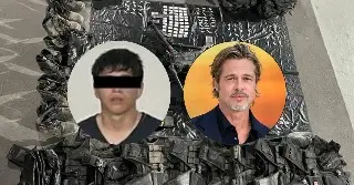 Imagen Detienen con armas y drones al 'Brad Pitt' en Monterrey
