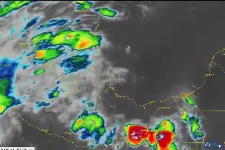 Imagen Se aproxima tormenta al sur de Veracruz; prevén lluvias fuertes esta madrugada