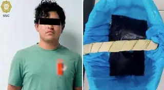 Imagen Sujeto es detenido por esconder marihuana en tacos de canasta en CDMX