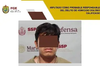 Imagen Lo imputan por presunto homicidio doloso calificado al sur de Veracruz 