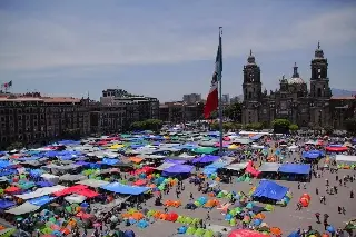 Imagen Maestros de la CNTE terminan paro en la Ciudad de México y retiran plantón