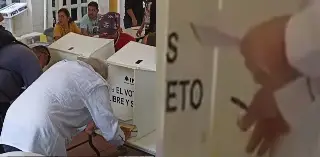 Imagen ¿AMLO acudió a votar con 'acordeón'? (+Video)