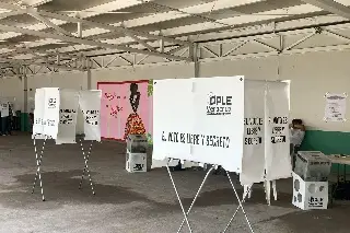 Imagen Baja votación en casilla del Nuevo Veracruz