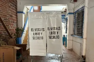 Imagen En esta casilla de Veracruz no llegaron los funcionarios y se instalaron después de 3 horas