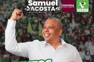 Imagen Samuel Acosta de Morena y Verde se declara ganador en Medellín de Bravo