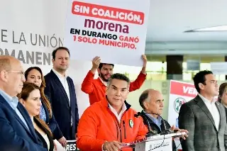 Imagen 'Aplastamos a Morena en elecciones de Durango', afirma PRI