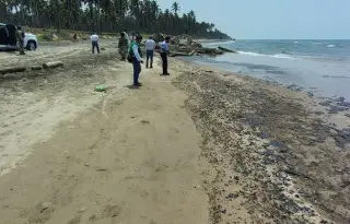 Imagen Tras derrame de hidrocarburo en costas de Tabasco, Pemex dialogará con pescadores