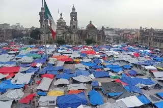 Imagen Sheinbaum descarta uso de fuerza pública contra maestros de la CNTE