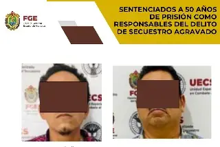 Imagen Los sentencian a 50 años de cárcel por secuestro agravado al sur de Veracruz