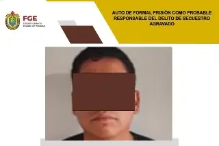 Imagen Le dictan auto de formal prisión por presunto secuestro agravado en el puerto de Veracruz