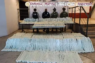 Imagen Incautan casi 300 kilos de metanfetaminas en Tijuana; estaban en camioneta abandonada