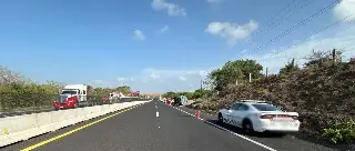 Imagen Hay cierre parcial de circulación con dirección a la ciudad de Veracruz 