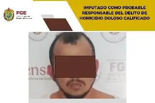 Imagen Lo imputan por presunto homicidio doloso calificado al sur de Veracruz